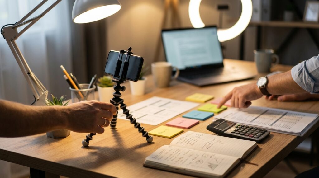 Roteiro de Vídeos para Contadores: como estruturar conteúdos que prender a atenção e convertem